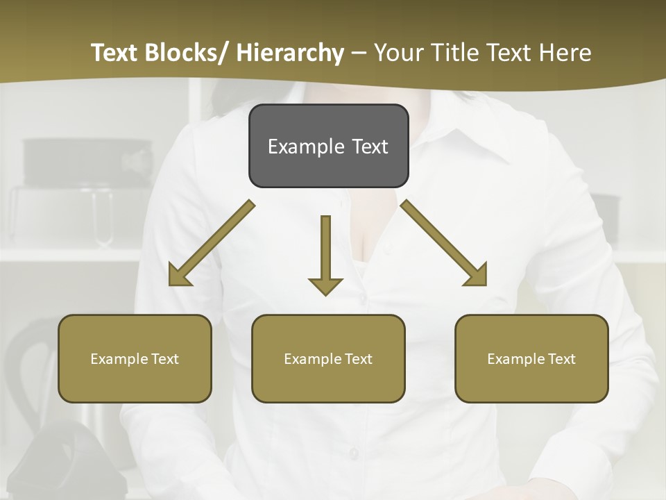 Caucasian View Care PowerPoint Template
