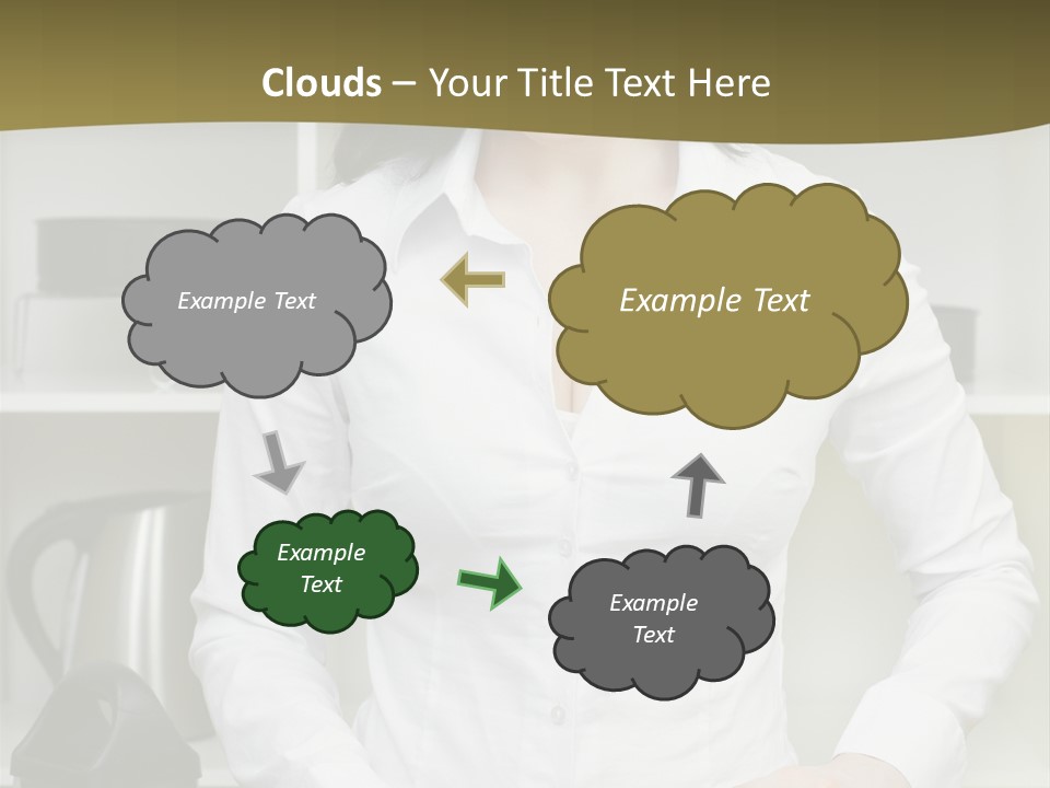 Caucasian View Care PowerPoint Template