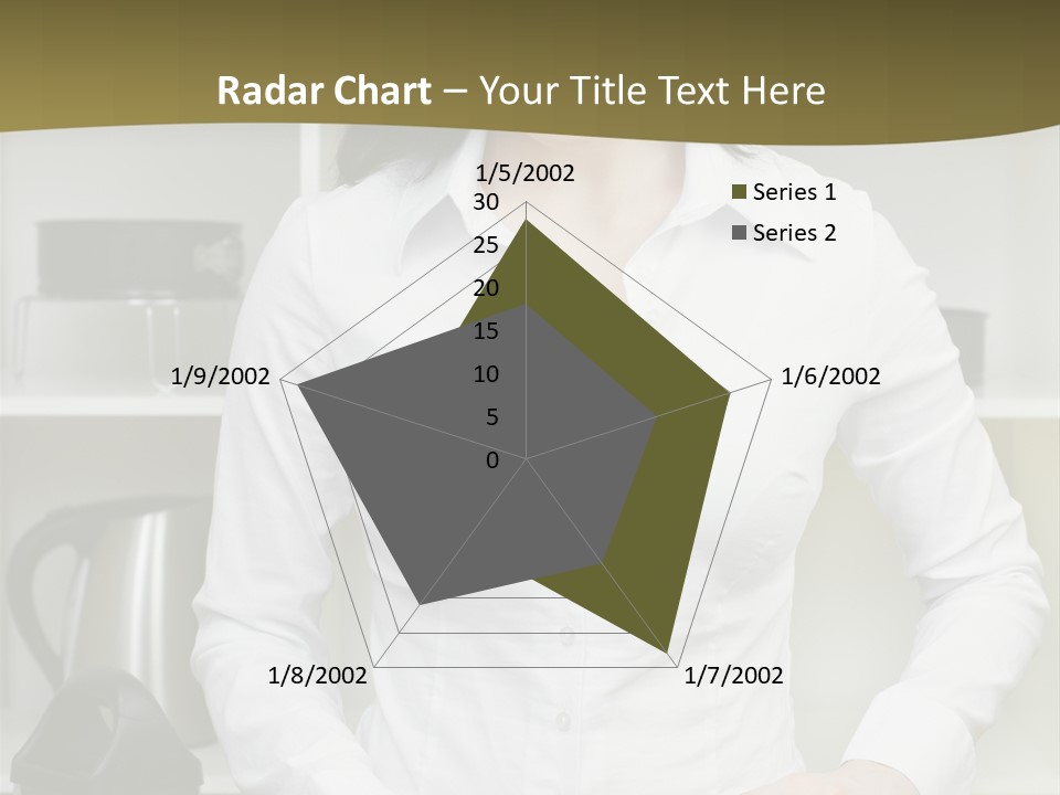 Caucasian View Care PowerPoint Template