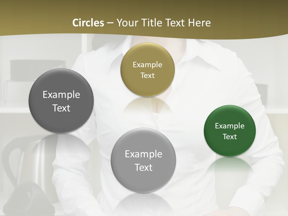 Caucasian View Care PowerPoint Template