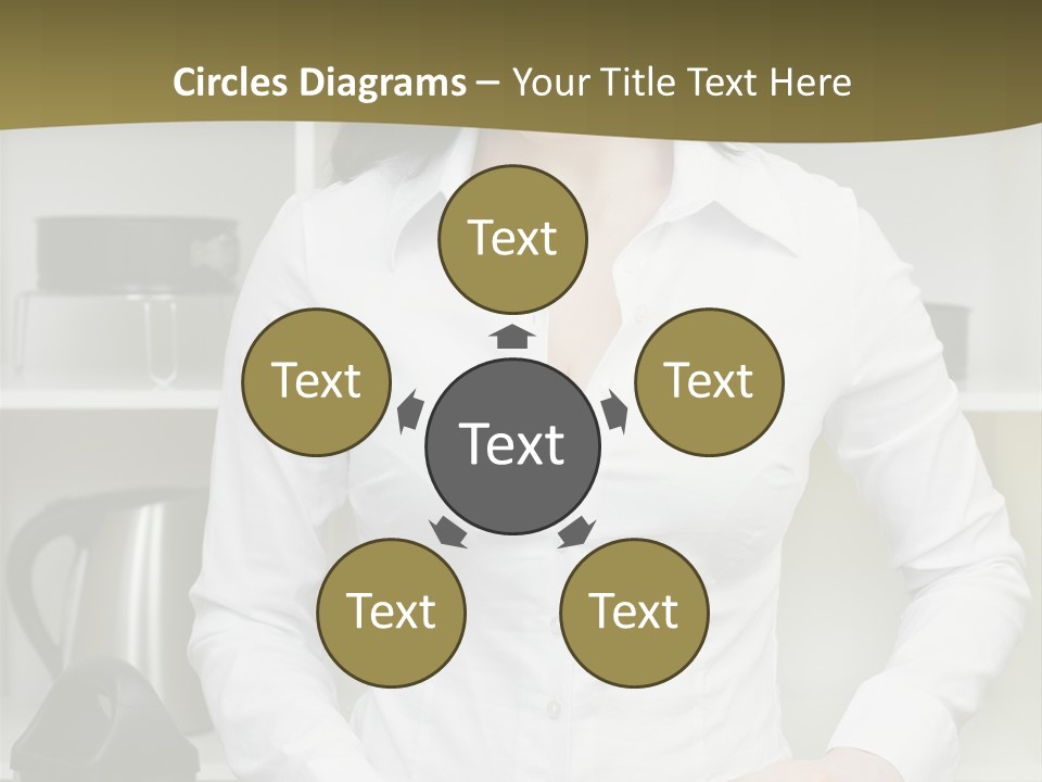 Caucasian View Care PowerPoint Template