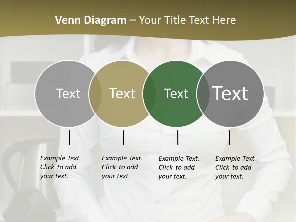 Caucasian View Care PowerPoint Template