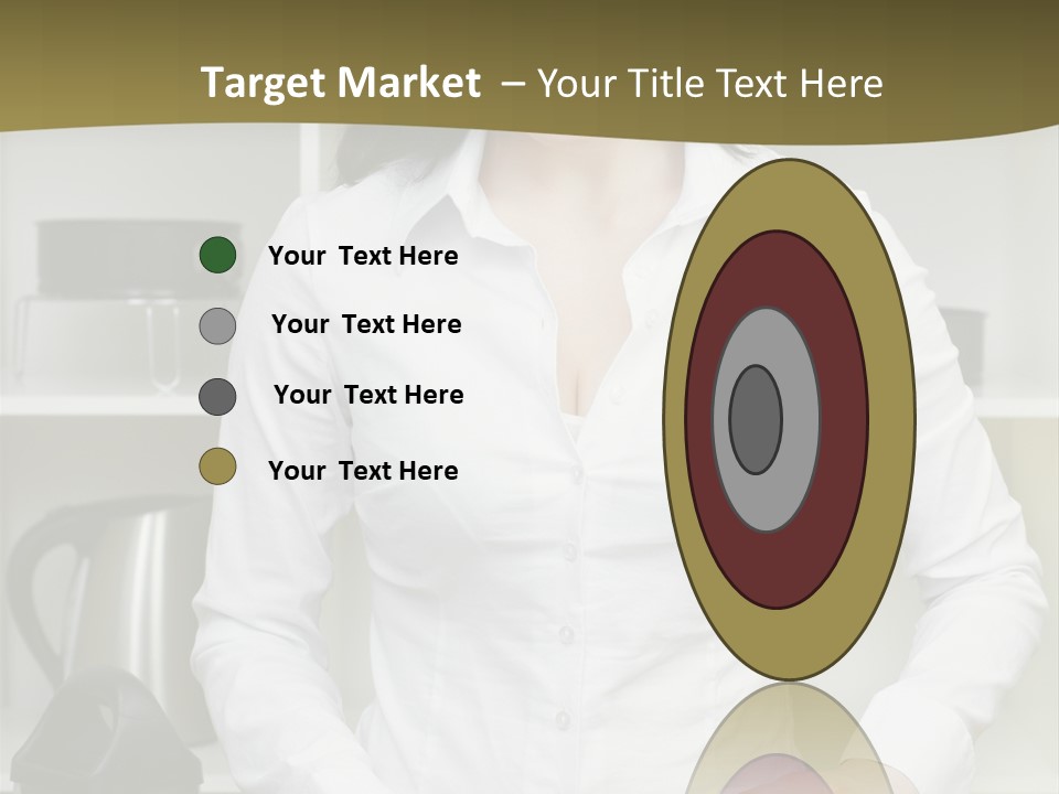 Caucasian View Care PowerPoint Template