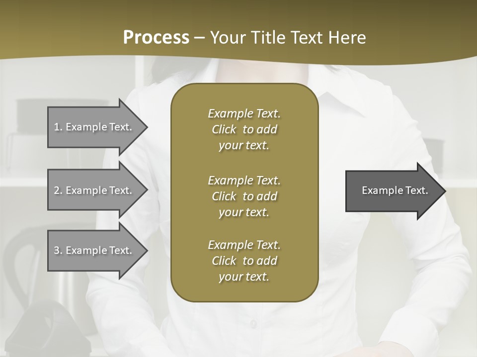 Caucasian View Care PowerPoint Template