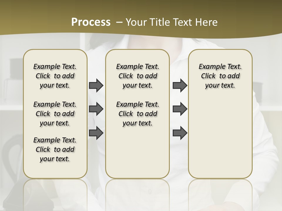 Caucasian View Care PowerPoint Template