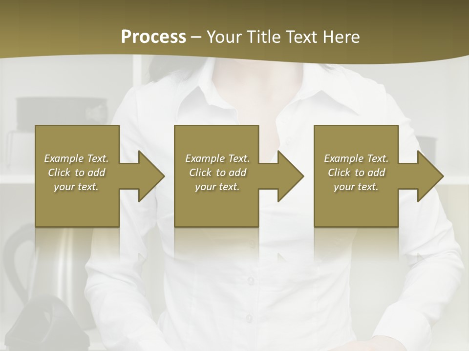 Caucasian View Care PowerPoint Template