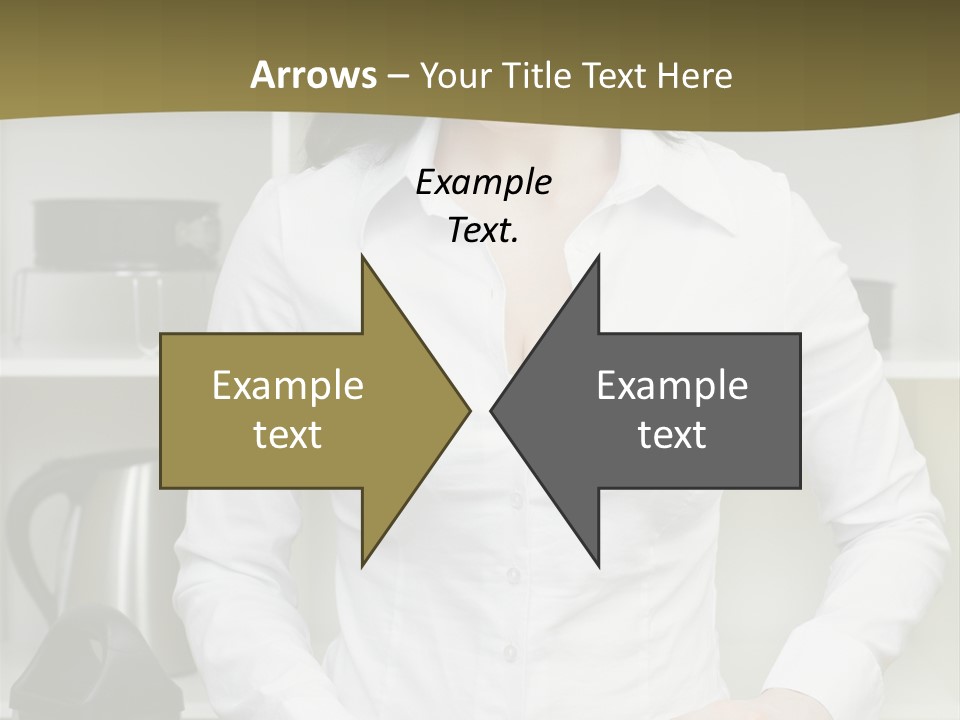 Caucasian View Care PowerPoint Template