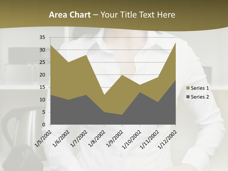 Caucasian View Care PowerPoint Template