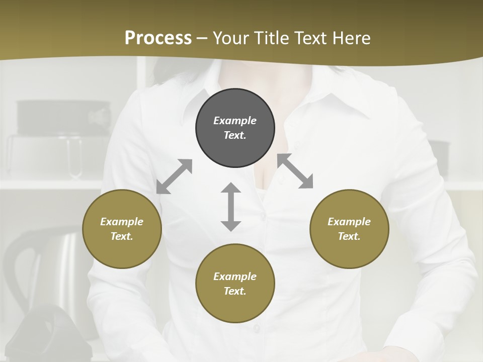 Caucasian View Care PowerPoint Template