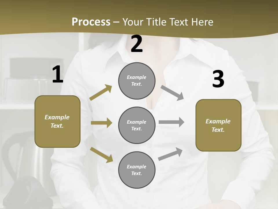Caucasian View Care PowerPoint Template