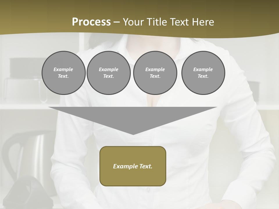 Caucasian View Care PowerPoint Template