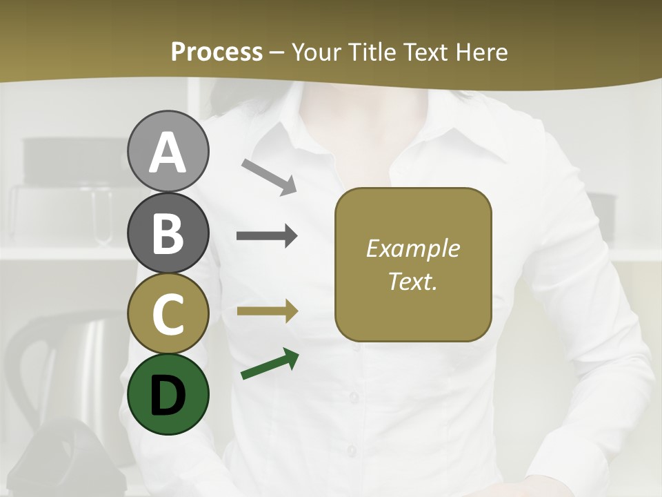 Caucasian View Care PowerPoint Template
