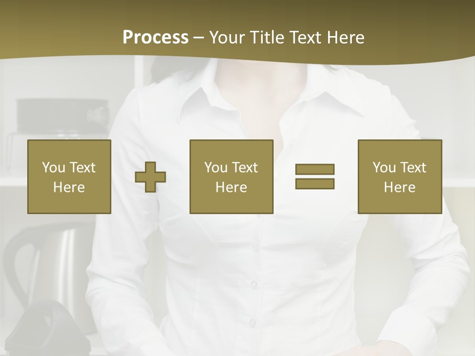 Caucasian View Care PowerPoint Template