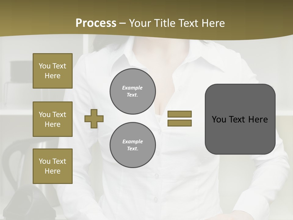Caucasian View Care PowerPoint Template
