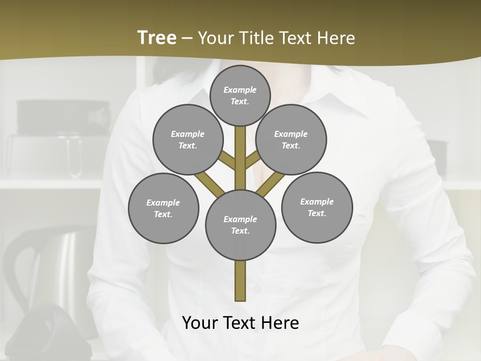 Caucasian View Care PowerPoint Template