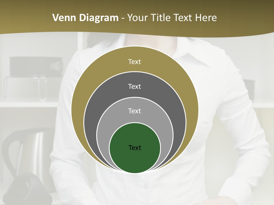 Caucasian View Care PowerPoint Template