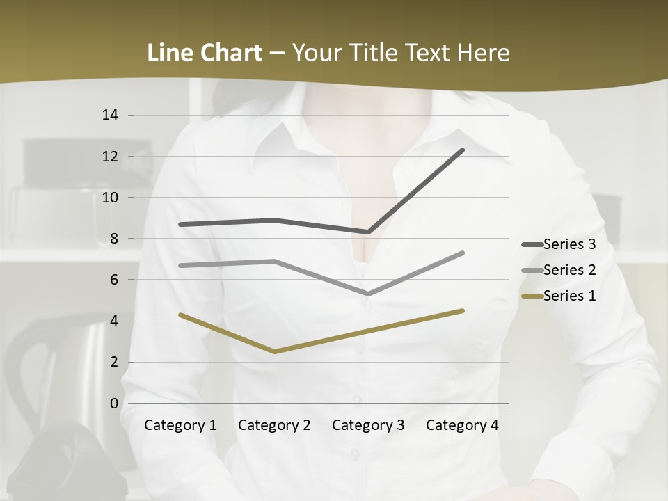 Caucasian View Care PowerPoint Template