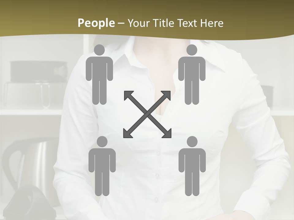 Caucasian View Care PowerPoint Template