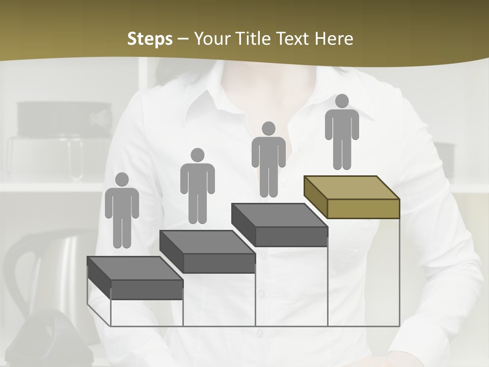 Caucasian View Care PowerPoint Template