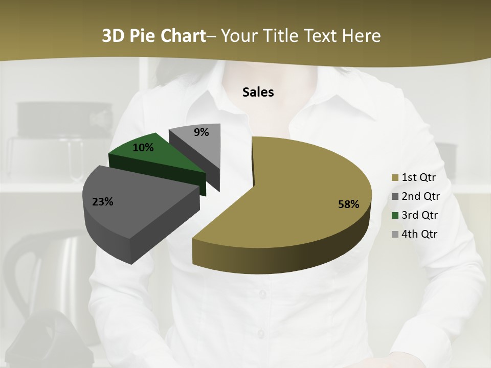 Caucasian View Care PowerPoint Template