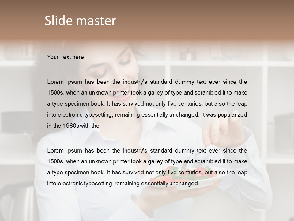 Ripe Tomato Face PowerPoint Template