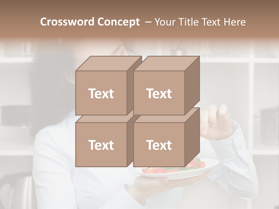 Ripe Tomato Face PowerPoint Template