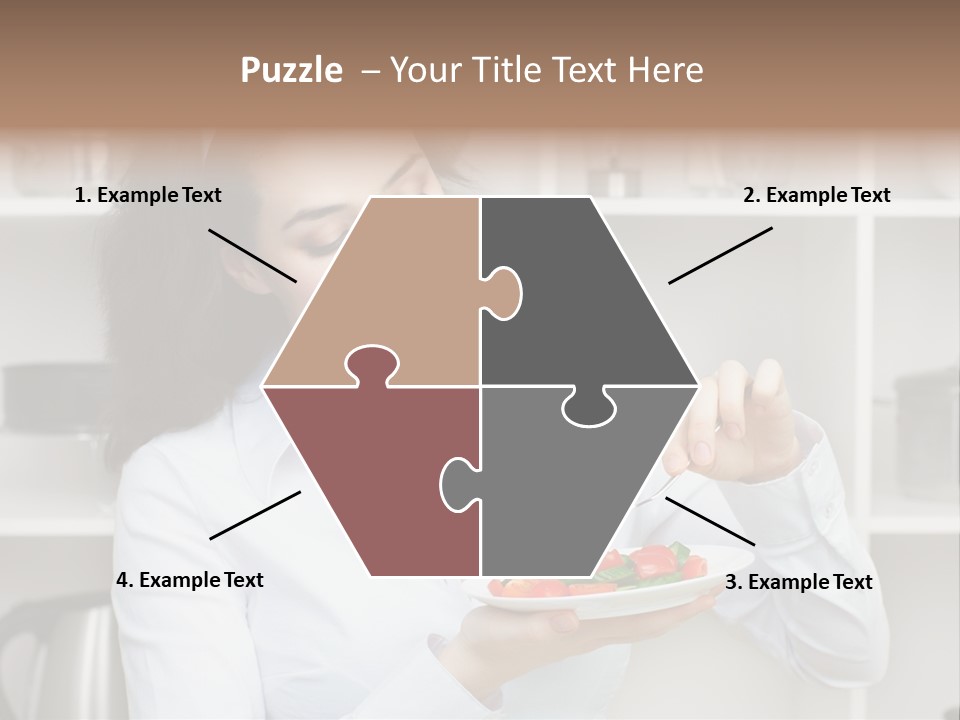 Ripe Tomato Face PowerPoint Template