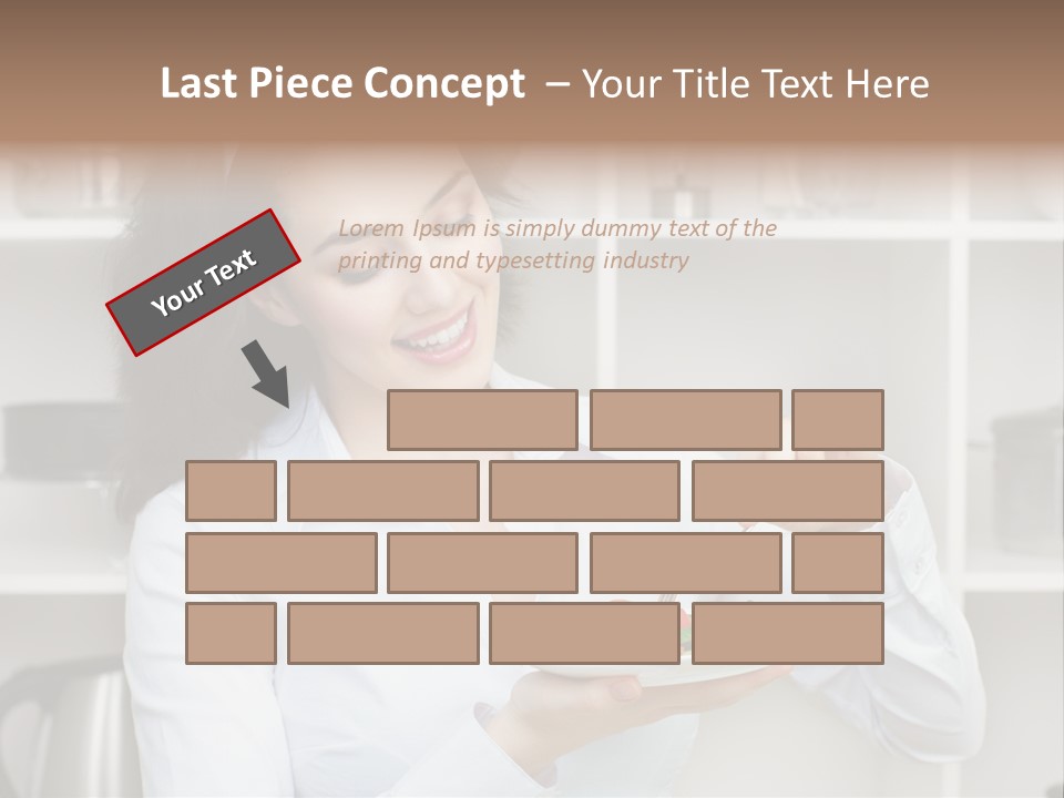 Ripe Tomato Face PowerPoint Template