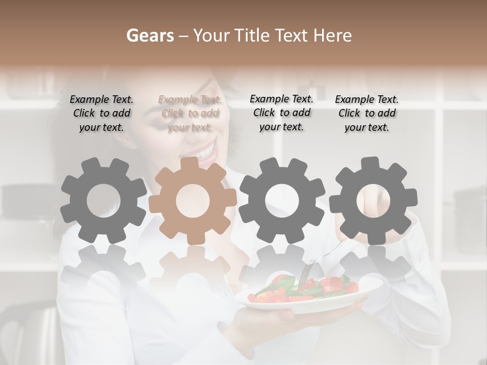 Ripe Tomato Face PowerPoint Template