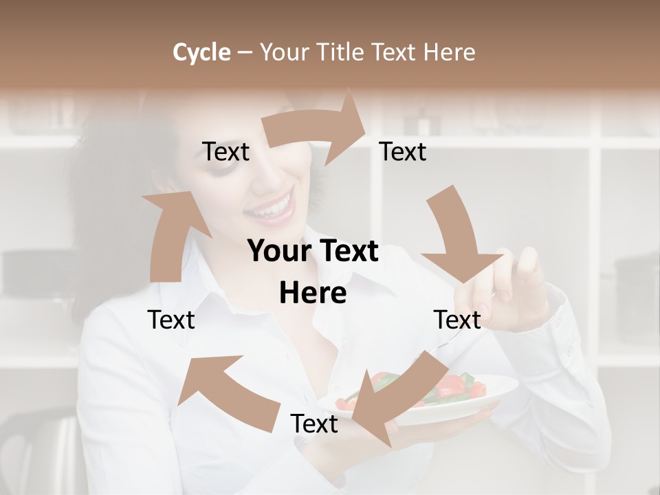 Ripe Tomato Face PowerPoint Template