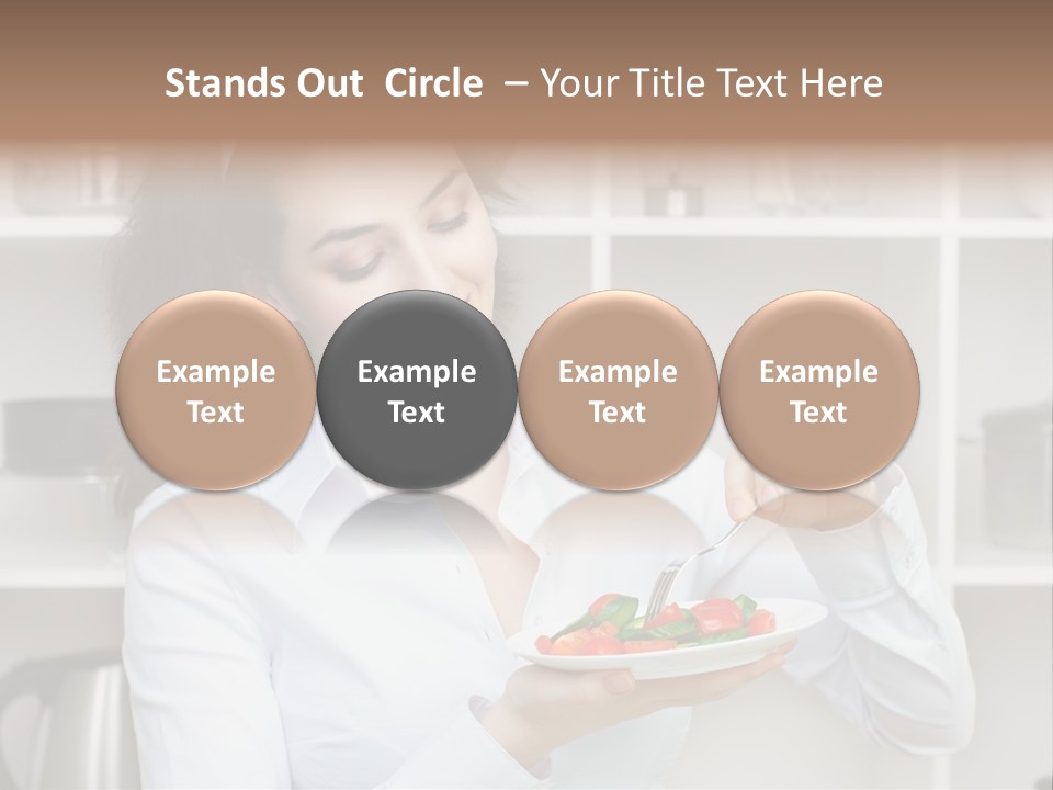 Ripe Tomato Face PowerPoint Template