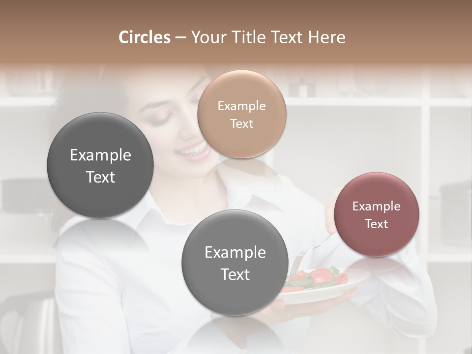 Ripe Tomato Face PowerPoint Template