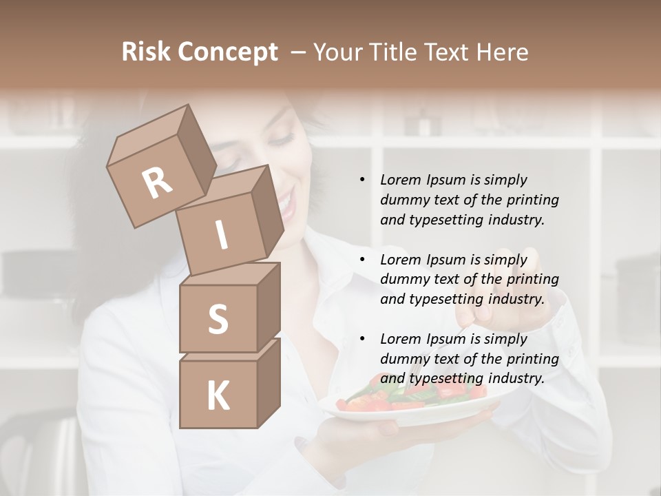 Ripe Tomato Face PowerPoint Template