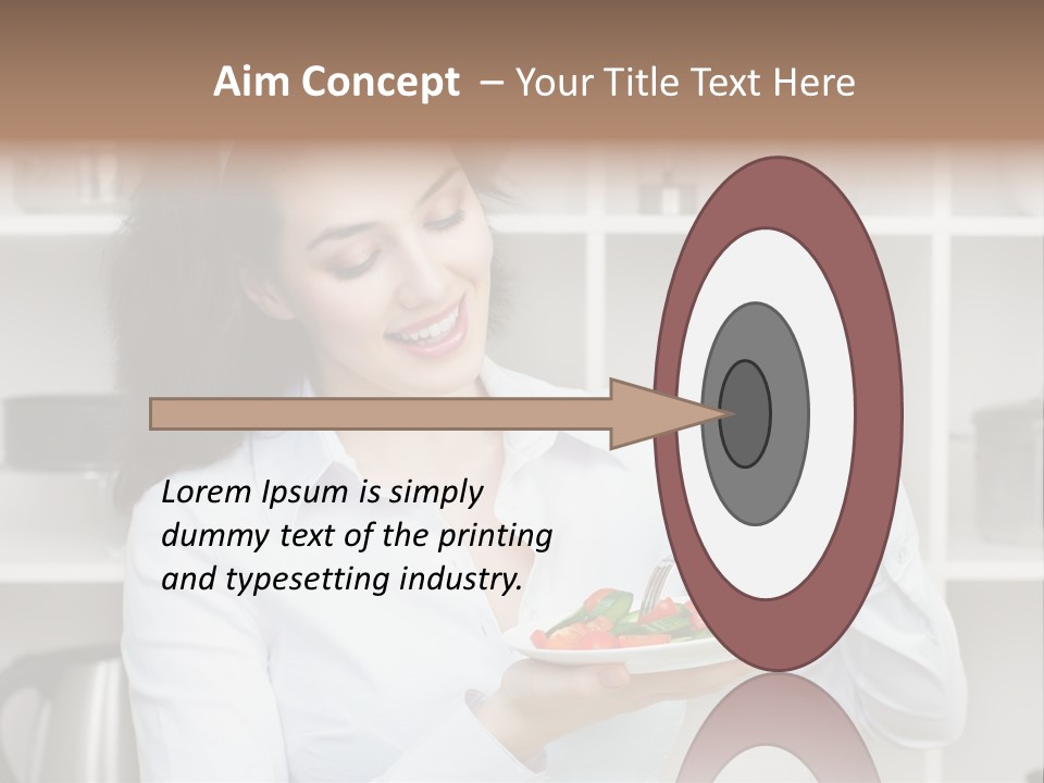 Ripe Tomato Face PowerPoint Template