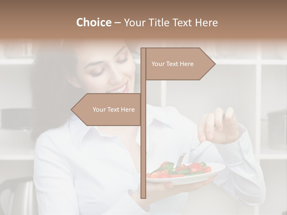 Ripe Tomato Face PowerPoint Template