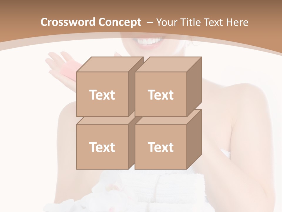 Towel Apply Treatment PowerPoint Template