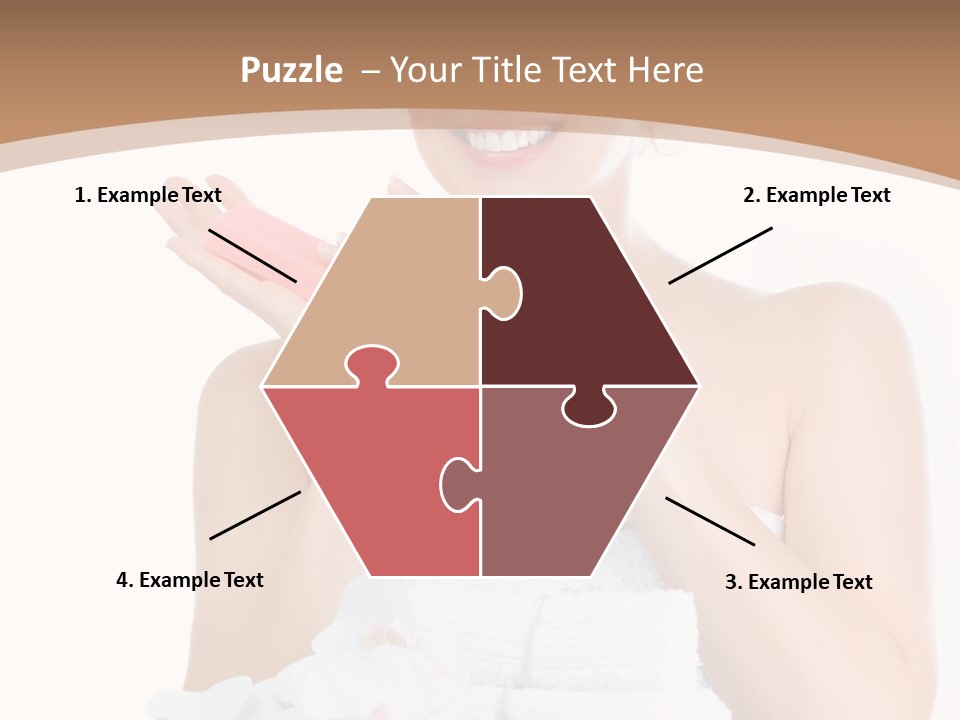 Towel Apply Treatment PowerPoint Template