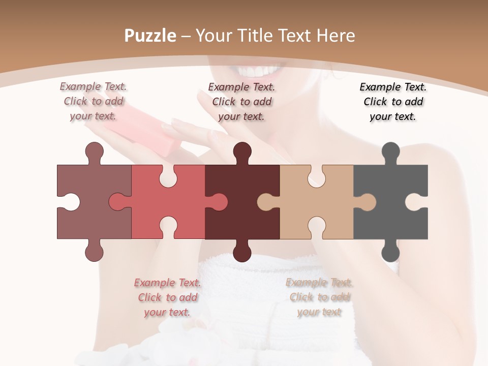 Towel Apply Treatment PowerPoint Template