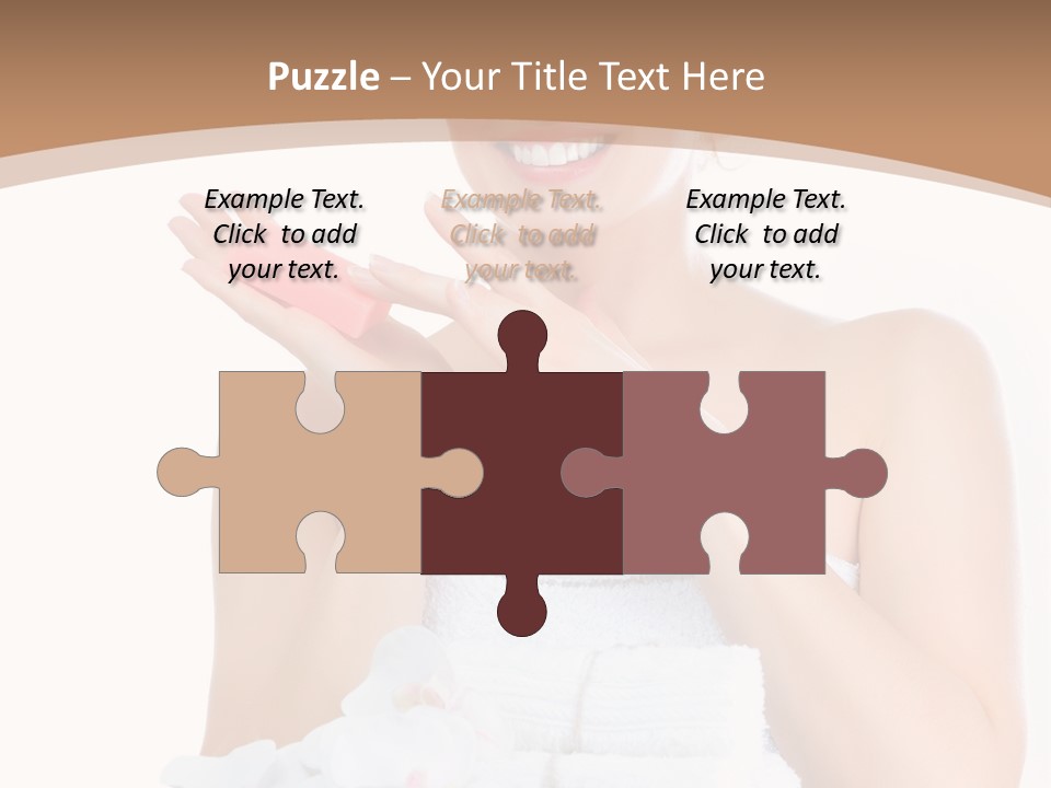 Towel Apply Treatment PowerPoint Template