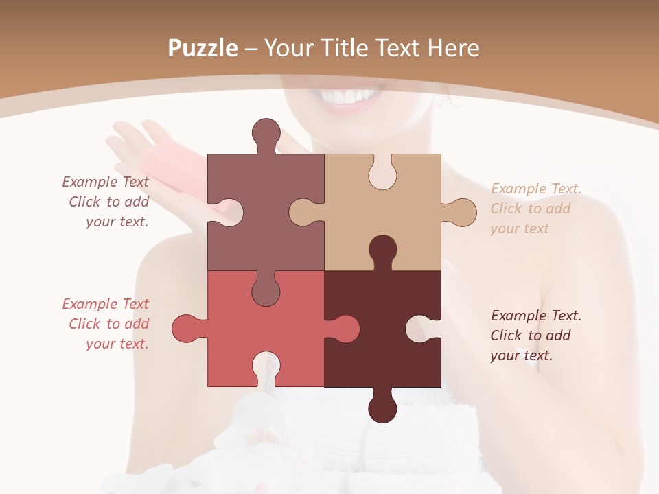 Towel Apply Treatment PowerPoint Template