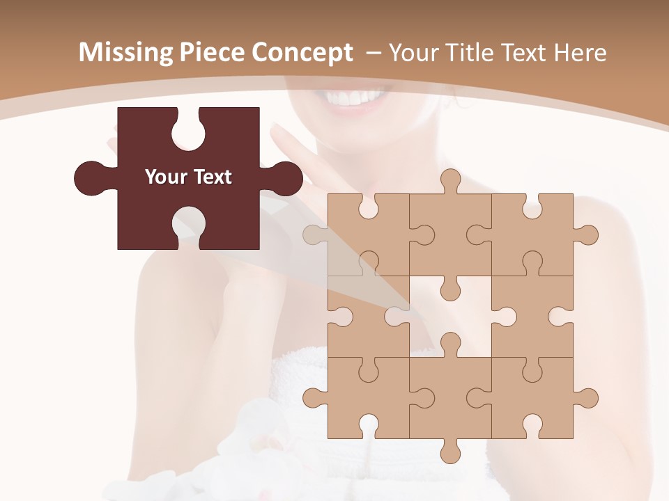 Towel Apply Treatment PowerPoint Template