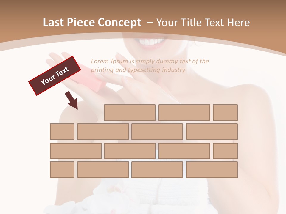 Towel Apply Treatment PowerPoint Template