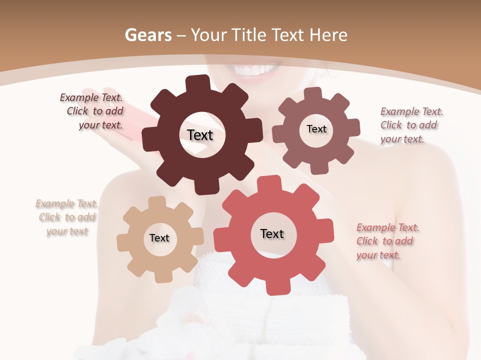 Towel Apply Treatment PowerPoint Template