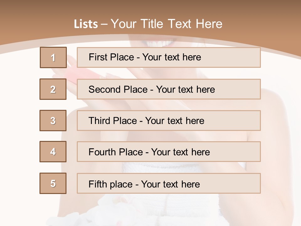 Towel Apply Treatment PowerPoint Template
