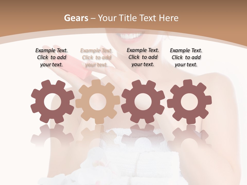 Towel Apply Treatment PowerPoint Template