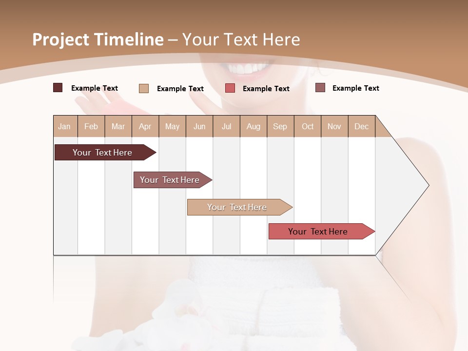 Towel Apply Treatment PowerPoint Template