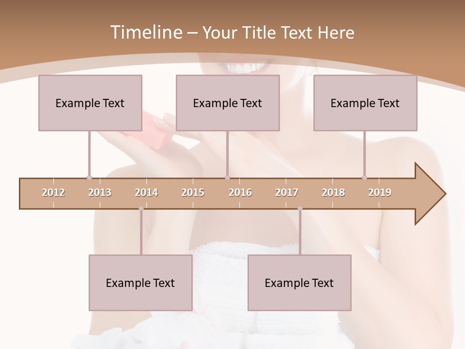 Towel Apply Treatment PowerPoint Template