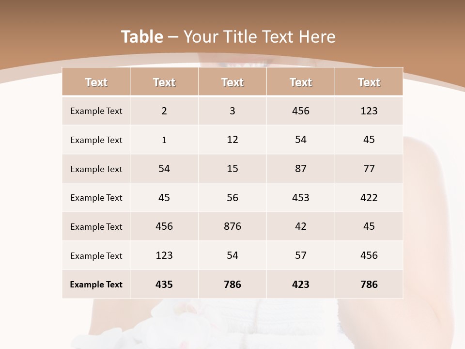 Towel Apply Treatment PowerPoint Template