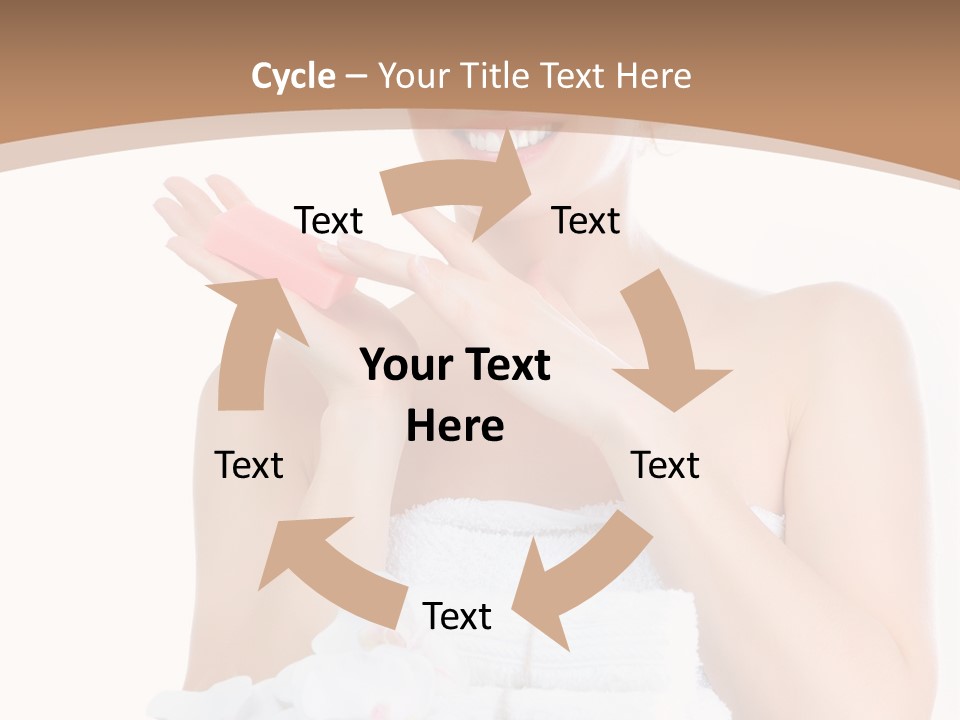 Towel Apply Treatment PowerPoint Template