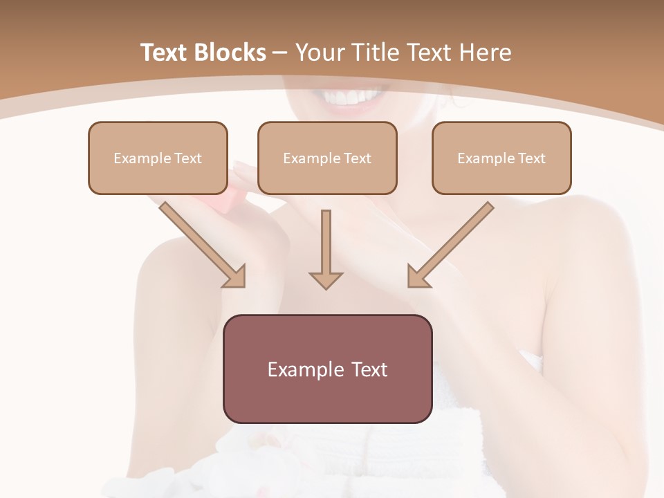 Towel Apply Treatment PowerPoint Template